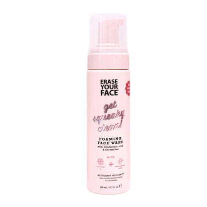 Erase Your Face Foaming Face Wash With Hyaluronic Acid & Ceramides Vitamin C 200ml