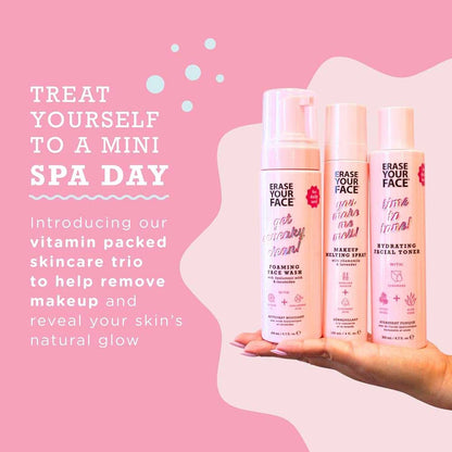 Erase Your Face Foaming Face Wash With Hyaluronic Acid & Ceramides Vitamin C 200ml