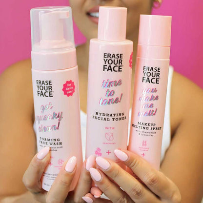 Erase Your Face Hydrating Facial Toner With Ceramides Witch Hazel + Aloe Vera 200ml
