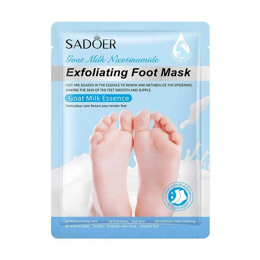 Sadoer Goat Milk Nicotinamine Exfoliating Foot Mask 35g
