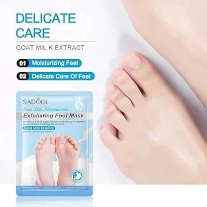 Sadoer Goat Milk Nicotinamine Exfoliating Foot Mask 35g