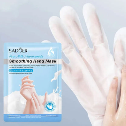 Sadoer Goat Milk Nicotinamide Smoothing Hand Mask 35g/pair