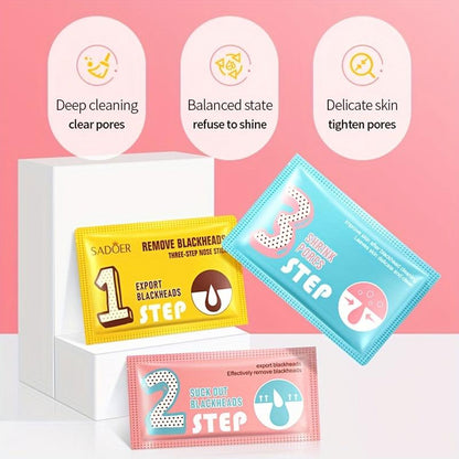 Sadoer Blackhead Removal Three Step Nose Stick 7gx3