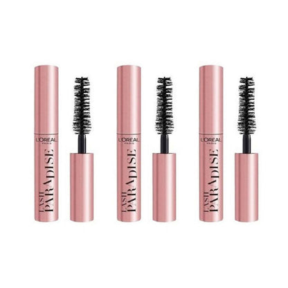 3x L'Oreal Mascara Lash Paradise Noir Black 4.9ml