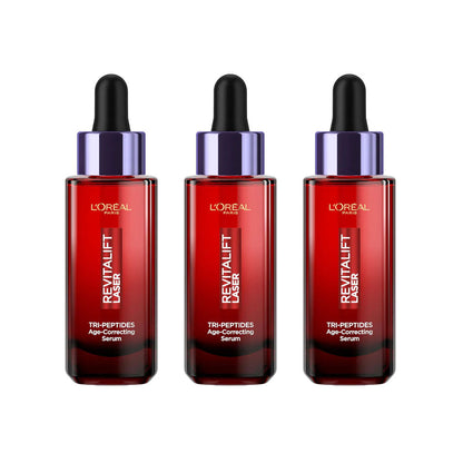 3x L'Oreal Revitalift Laser Age Correcting Serum 50ml
