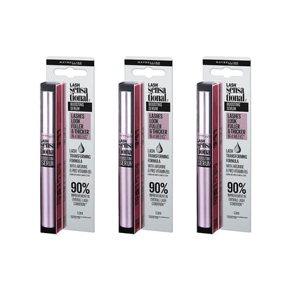 3x Maybelline Lash Sensational Boosting Serum 5.3ml