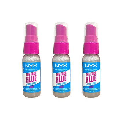 3x NYX The Face Glue Setting Spray 30ml