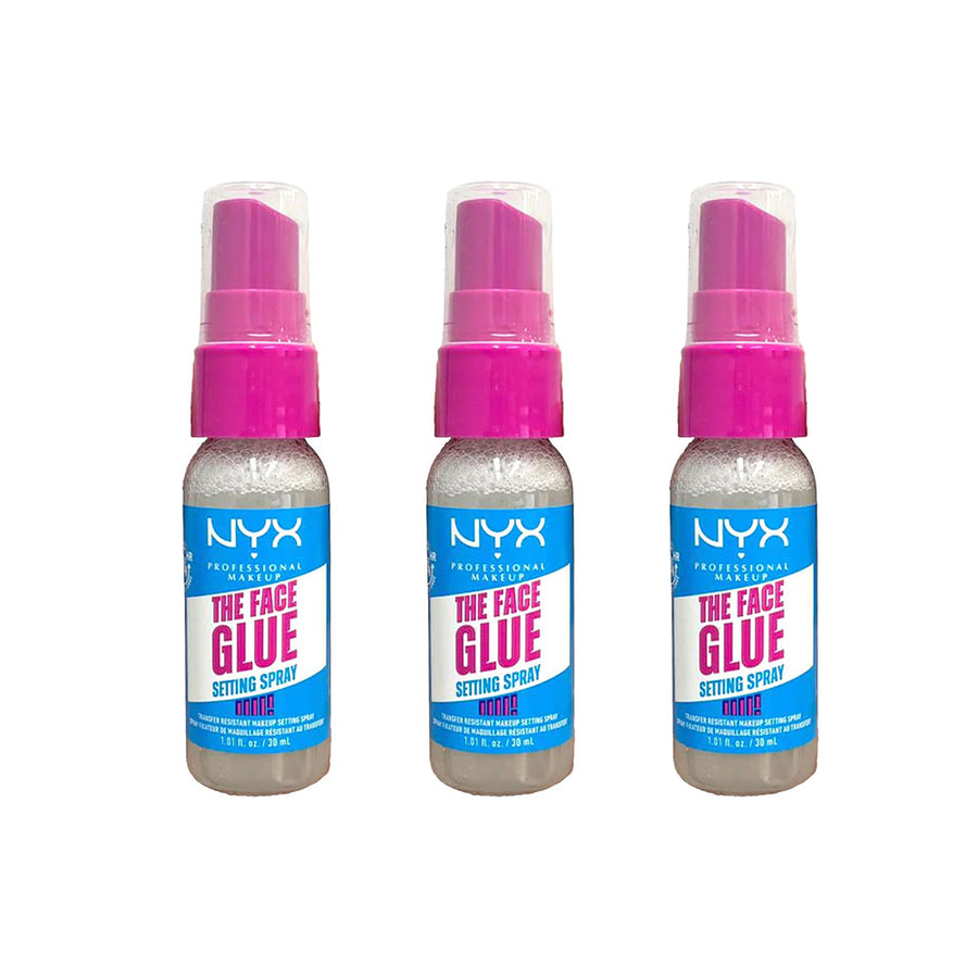 3x NYX The Face Glue Setting Spray 30ml
