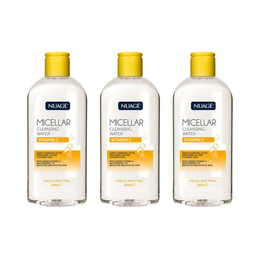 3x Nuage Micellar Cleansing Water Vitamin C 200ml