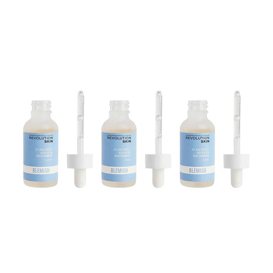 3x Revolution Skin Serum Salicylic Acid & Niacinamide Blemish 30ml