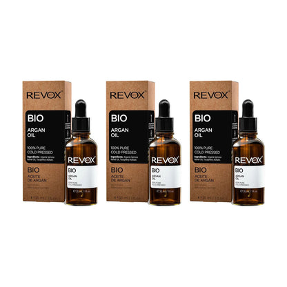 3x Revox B77 Bio Argan Oil 100% Pure 30ml