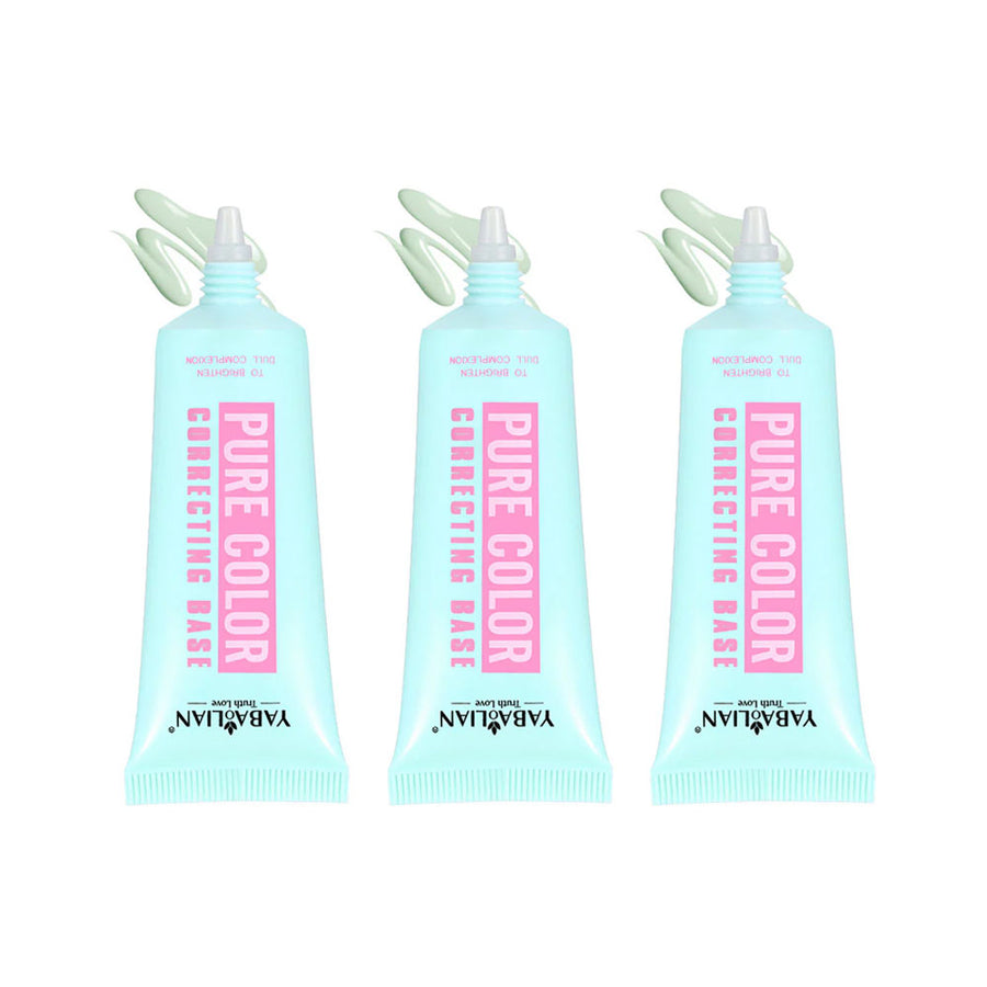 3x Yabaolian Pure Color Correcting Base Shade 3 25ml