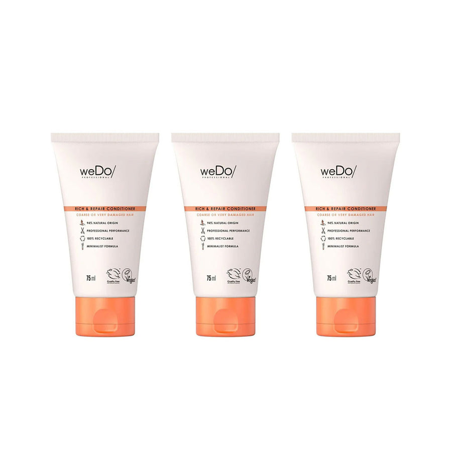 3x weDo Professsional Rich & Repair Conditioner 75ml