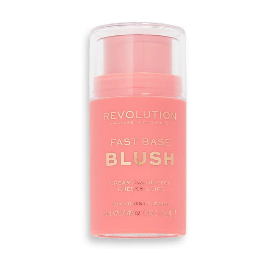 Revolution Fast Base Blush Cream Colour For Cheeks & Lips Peach 14g