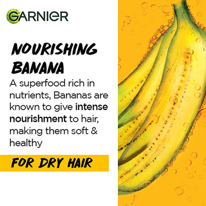 Garnier Fructis Shampoo Bar Nourishing 2-In-1 Dry Hair Banana Hair Food 60g