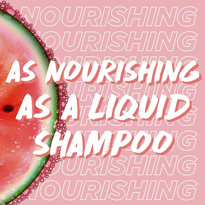 Garnier Fructis Shampoo Bar Volumising 2-In-1 Cleanse Care Watermelon Hair Food 60g