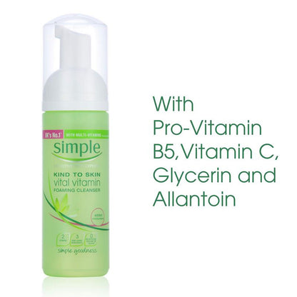 Simple Foaming Cleanser Vital Vitamin 150ml