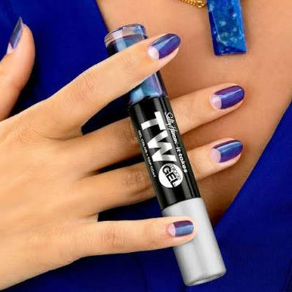 Sally Hansen Nail Polish Miracle Gel It Takes Two 970 Hyp-nautical & Top Coat 2x3.75ml