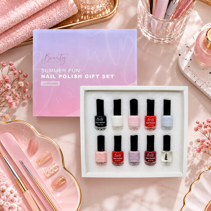 Beauty Buddy Summer Fun Nail Polish Gift Set 10pk