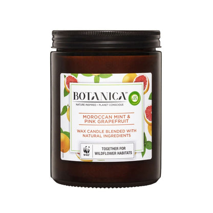 Air Wick Candle Botanica Moroccan Mint & Pink Grapefruit 90 Hours