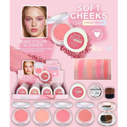 Karite Soft Cheeks Blusher 4.5g - Shade 3