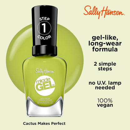 Sally Hansen Nail Polish Miracle Gel 764 Cactus Makes Perfect 14.7ml