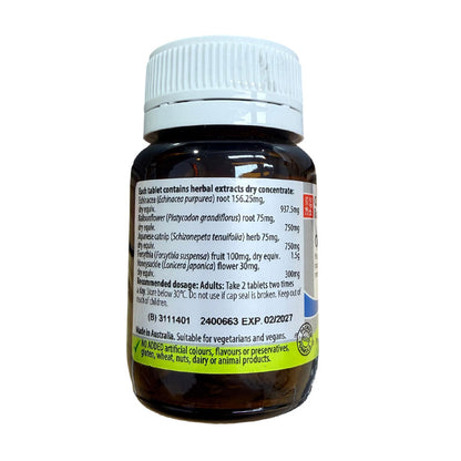 Oriental Botanicals Cold & Flu 30 Tablets