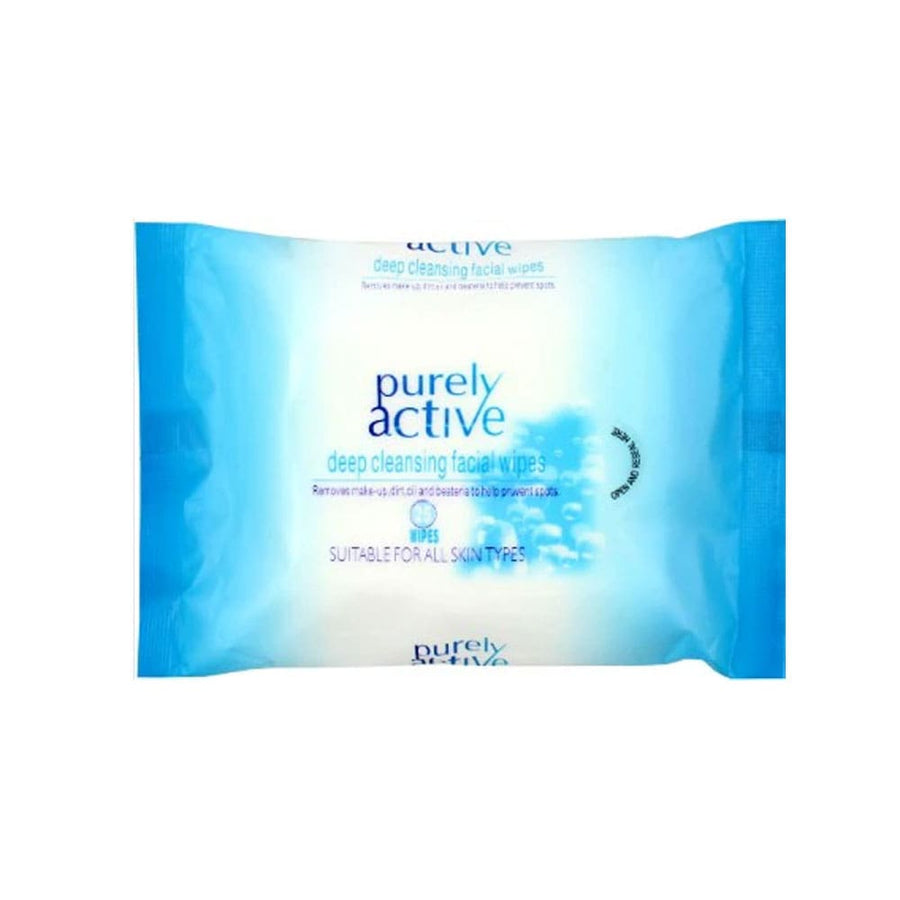Purely Active Deep Cleansing Facial Wipes 25pk