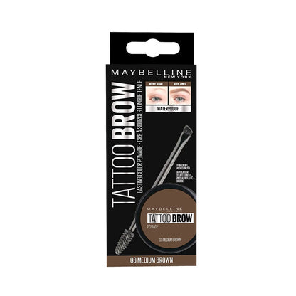 Maybelline Tattoo Brow Waterproof Pomade 03 Medium Brown