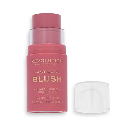 Revolution Fast Base Blush Stick Cheek & Lips Bare 14g
