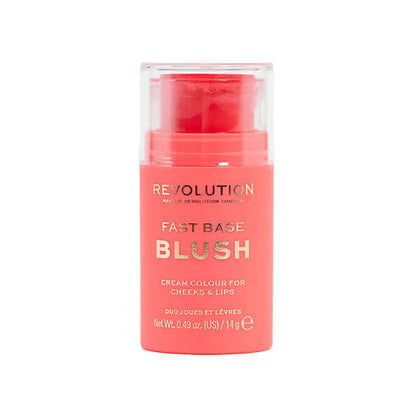 Revolution Fast Base Blush Cream Colour For Cheeks & Lips Bloom 14g