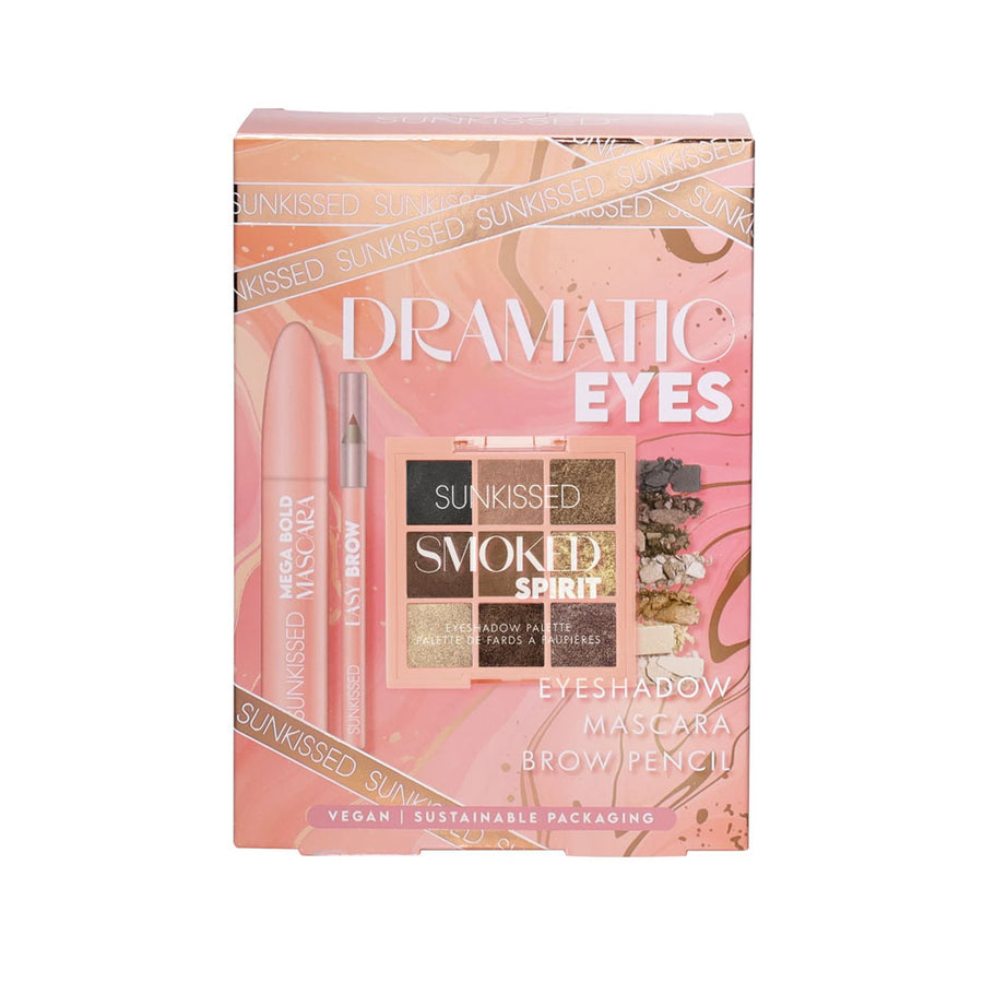 Sunkissed Dramatic Eyes Smoked Spirit Eyeshadow Mascara Brow Pencil