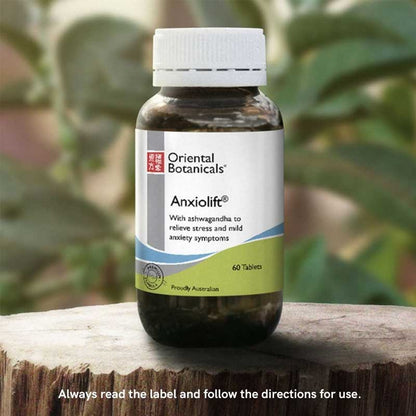 Oriental Botanicals Anxiolift With Ashwagandha 30 Tablets