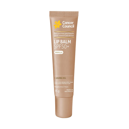 Cancer Council Lip Balm Vanilla Shimmer 15g