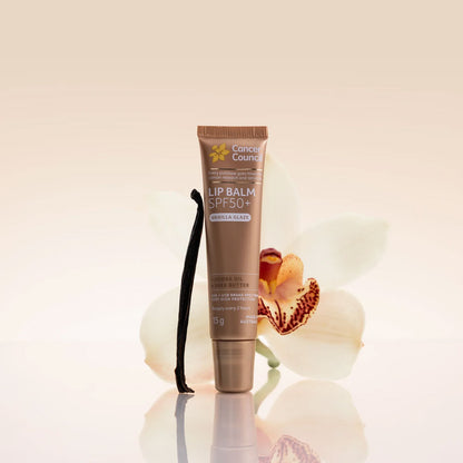 Cancer Council Lip Balm Vanilla Shimmer 15g