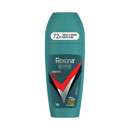 Rexona Antiperspirant Advanced Protection 72H Body Heat Activated Antibacterial Sport 50ml