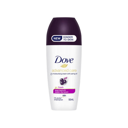 Dove Antiperspirant 1/4 Moisturising Cream With Caring Oil 48H Go Fresh Acai Berry & Water Lily Scent 50ml