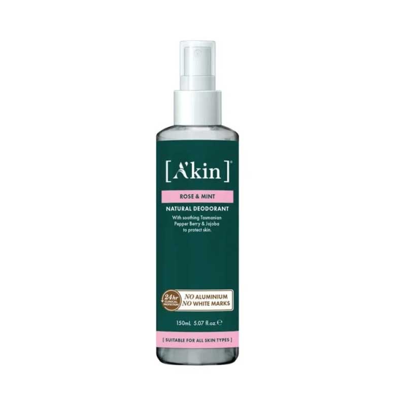 A'Kin Deodorant Natural Rose & Mint 150ml