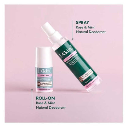 A'Kin Deodorant Natural Rose & Mint 150ml