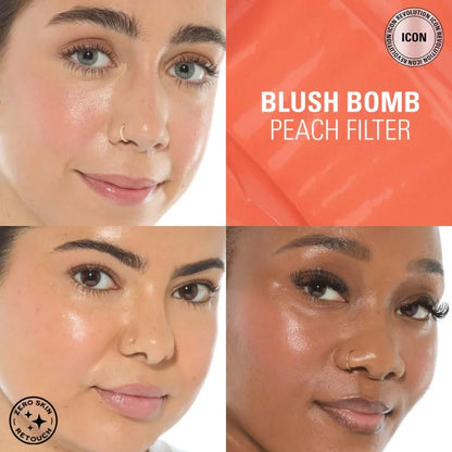 Revolution Liquid Blush Bomb Peach Filter 4.6ml