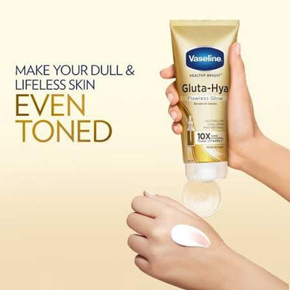 Vaseline Serum Burst Lotion Healthy Bright Gluta Hya Flawless Bright 200ml