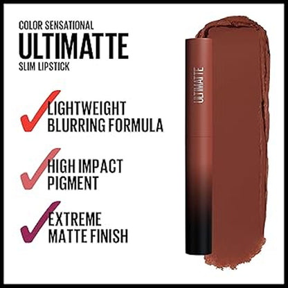 Maybelline Color Sensational Ultimatte Matte Lipstick 999 More Truffle