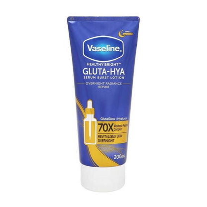 Vaseline Serum Burst Lotion Healthy Bright Gluta Hya Overnight Radiance Repair 200ml