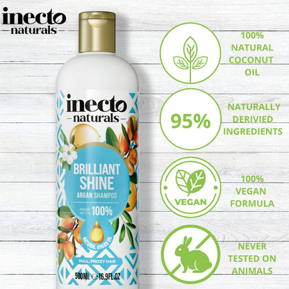 Inecto Naturals Argan Shampoo Brilliant Shine 500ml