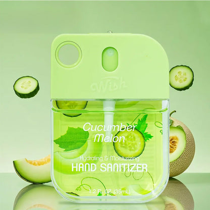 SwissCare Moisturising Hand Sanitiser Cucumber Melon 35ml
