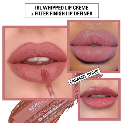 Revolution Irl Whipped Lip Creme Caramel Syrup 1.8ml