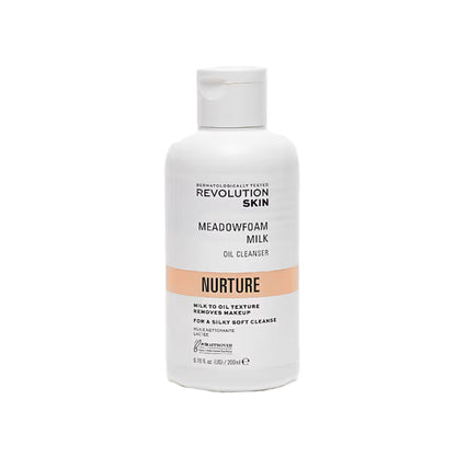 3x Revolution Skin Oil Cleanser Meadowfoam Milk Nurture 200ml