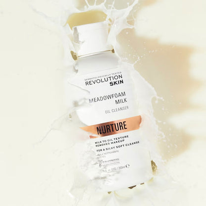 3x Revolution Skin Oil Cleanser Meadowfoam Milk Nurture 200ml