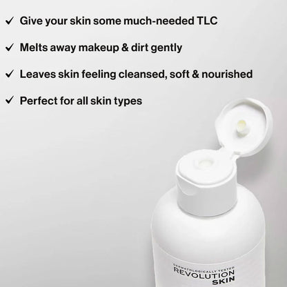 3x Revolution Skin Oil Cleanser Meadowfoam Milk Nurture 200ml