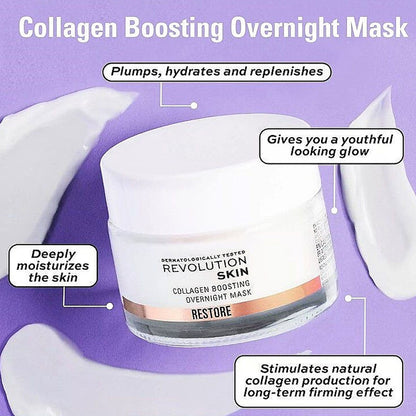Revolution Skin Collagen Boosting Overnight Mask Restore 50ml